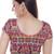 Pink printed lycra fabric stitched blouse