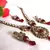 Maroon drop Kundan Necklace Set