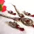 Maroon drop Kundan Necklace Set