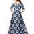 Gown By Kmozi (Navy Blue Shibori Cotton)
