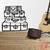 Suitcase Pile wall stick on