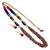 Multi Color Puwai Work Indian Fashion Women Neckalce Set