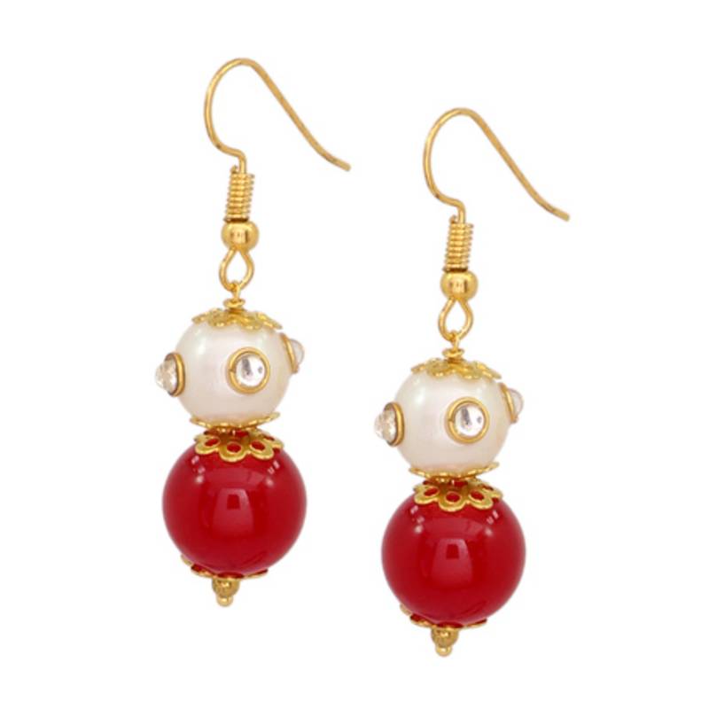 Multi Color Puwai Work Indian Fashion Women Neckalce Set