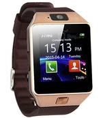 Dark Brown Square Dial Bluetooth Smart Watch With Camera and Sim Card