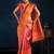Aavaranaa Kanchipuram Sarees orange and red silk sarees online