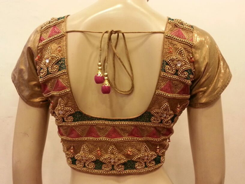 Golden handwork blouse 1