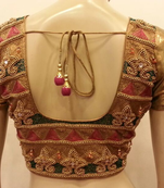 Golden handwork blouse