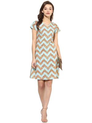 Multi printed crepe  stitched kurti 2