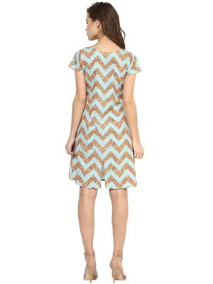 Multi printed crepe  stitched kurti 3