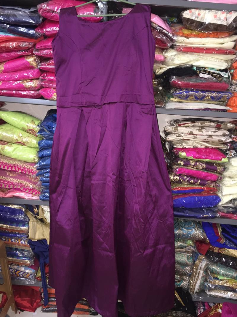 Beat  plain silk semi stitched party wear gowns
