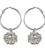 Silver Emerald   Earrings