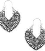 Silver Hoop Bali Earrings
