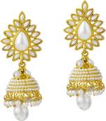 Off-White Pearl Aashqui 2 Movie Bollywood Jhumka Earring