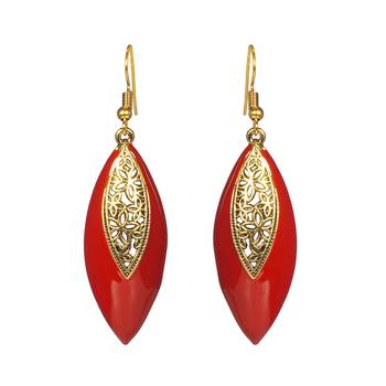 Red Emerald   Earrings 1
