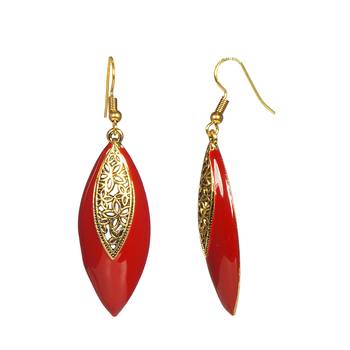 Red Emerald   Earrings 2