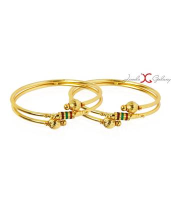 Gold cubic zirconia bangles-and-bracelets 4