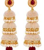 Gold Crystal Danglers-Drops