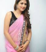 Shraddha Das Light Pink saree