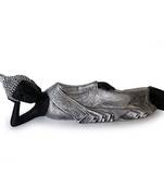 India Reclining Buddha Idol in Silver Color