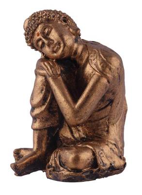 India Vishram Buddha Idol (Gold) 1