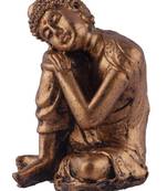 India Vishram Buddha Idol (Gold)