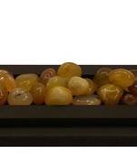 India Polyresine Buddha Idol with T LITE  and  Stones (Gold)