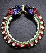 Jadau Kundan Elephant Design Bangle