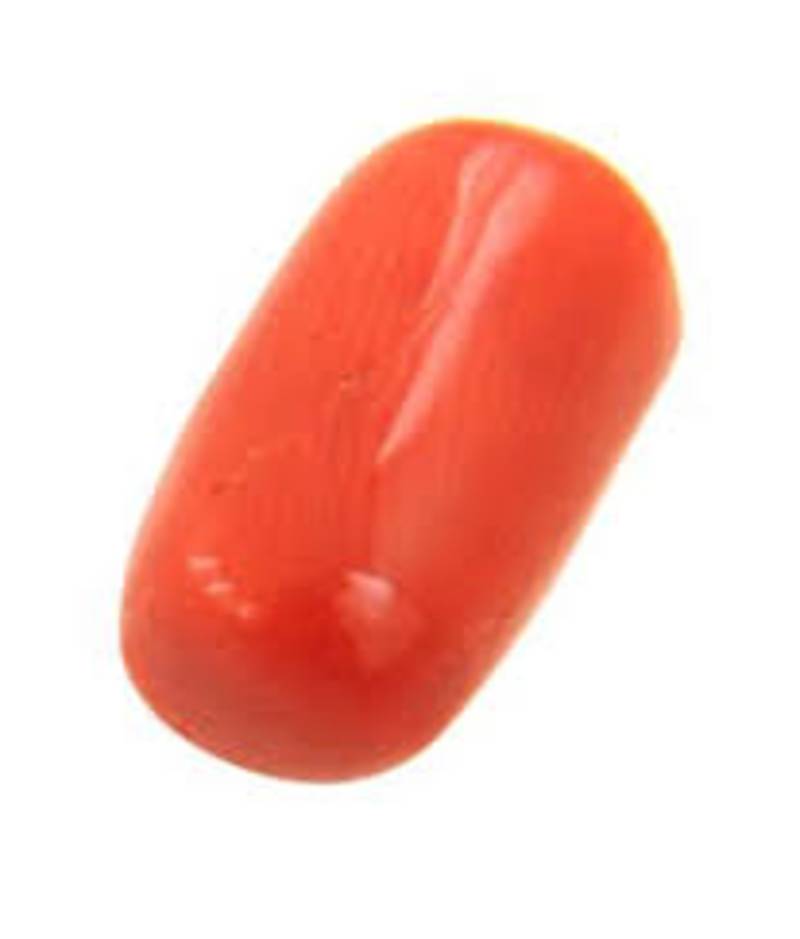 carat natural Red Coral (moonga) gemstone with lab certified