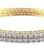 Simple American Diamond Bangle For Daily Wear