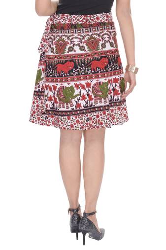 Multicolor printed Cotton Rajasthani skirts