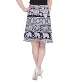 Black printed Cotton Rajasthani skirts