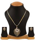 Gold plated pendant set