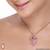 Light Pink Heart Crystal Pendant