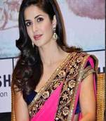 Katrina Kaif New Pink Saree