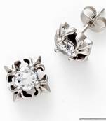 Oxidised Metal and CZ Studs