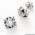 Oxidised Metal and CZ Studs