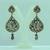 Purple Stone Kashmiri Earring