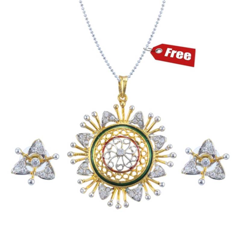 Vendee  Fashion Attractive Remakable Kundan Nacklace Set (7207)
