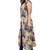 Multicolor printed georgette party-wear-kurtis