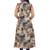Multicolor printed georgette party-wear-kurtis