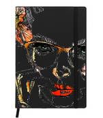 Premium Diary Black Leather Hardbound Cover Classic Diary