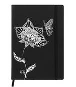 Premium Diary Black Leather Hardbound Cover Classic Diary