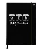 Premium Diary Black Leather Hardbound Cover Classic Diary