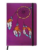 Premium Diary Purple Leather Hardbound Cover Classic Diary