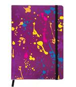 Premium Diary Purple Leather Hardbound Cover Classic Diary