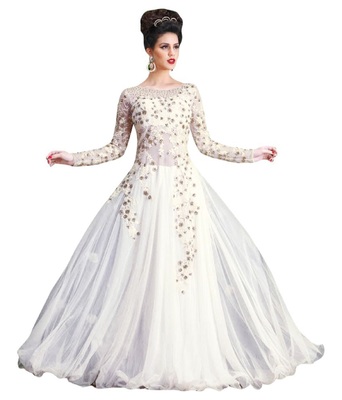white net gown