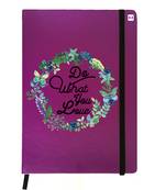 Premium Diary Purple Leather Hardbound Cover Classic Diary
