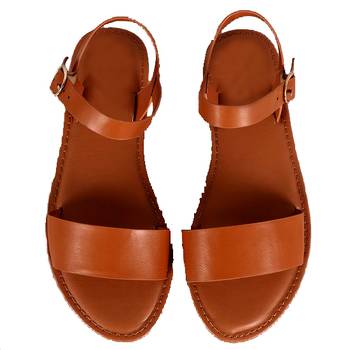 Choco Brown flat Sandal 1