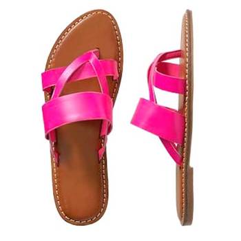 Pretty Pink Double belt Flipflop 1