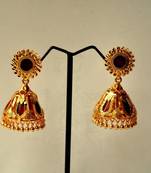 Gold Plated Palakka Jhumka